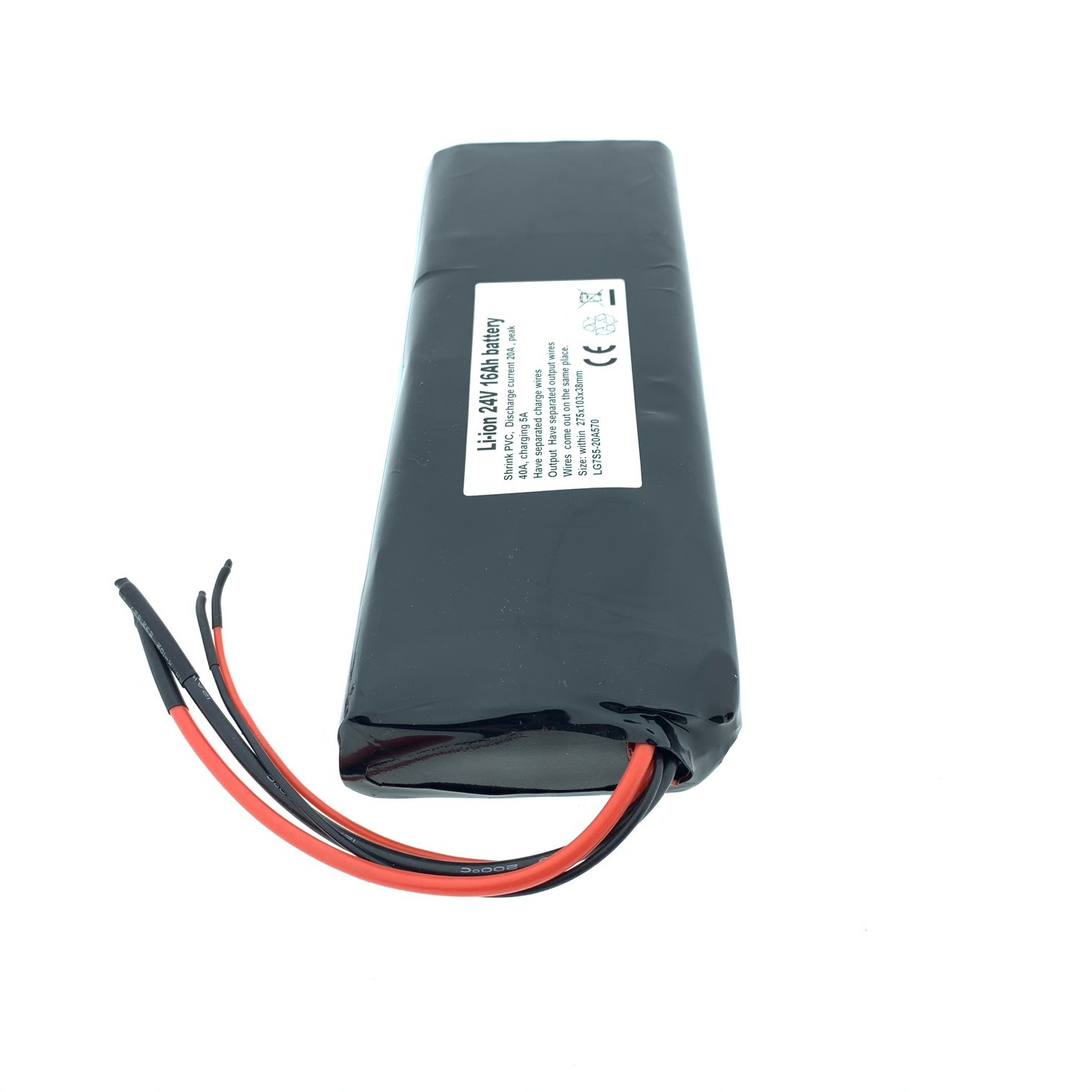 Li-ion batterijpack 24V 16Ah