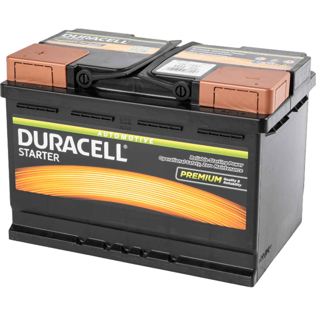 Nationaal Wat is er mis hulp Auto accu Duracell Starter DS 72L (12V 72Ah)