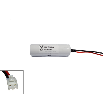 Arts Energy (Saft) NiCd 2,4V 1600mAh 2xCs VNT staaf met S04 aansluiting