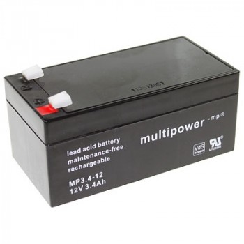 Multipower MP3.4-12 Loodaccu (12V 3400mAh)