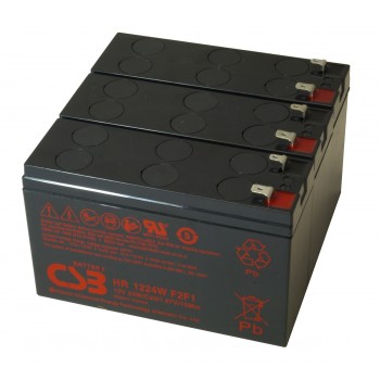 UPS vervangings batterij 3 x HR1224WF2F1 CSB Battery