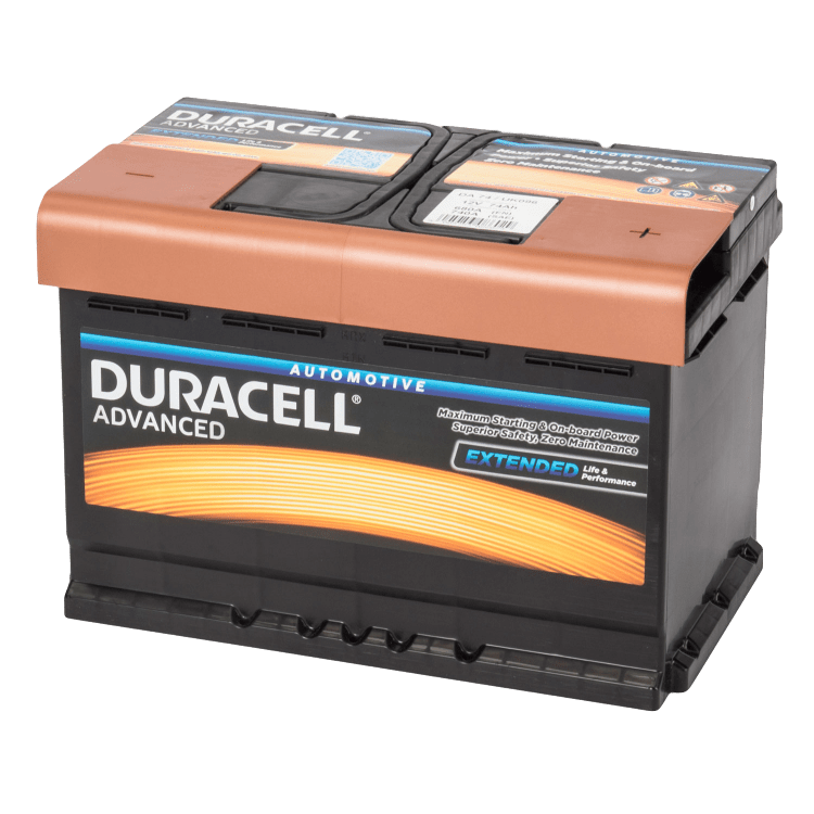 Battery Duracell ADVANCED 12v 74Ah - 680A (Right) - PICKUP ONLY