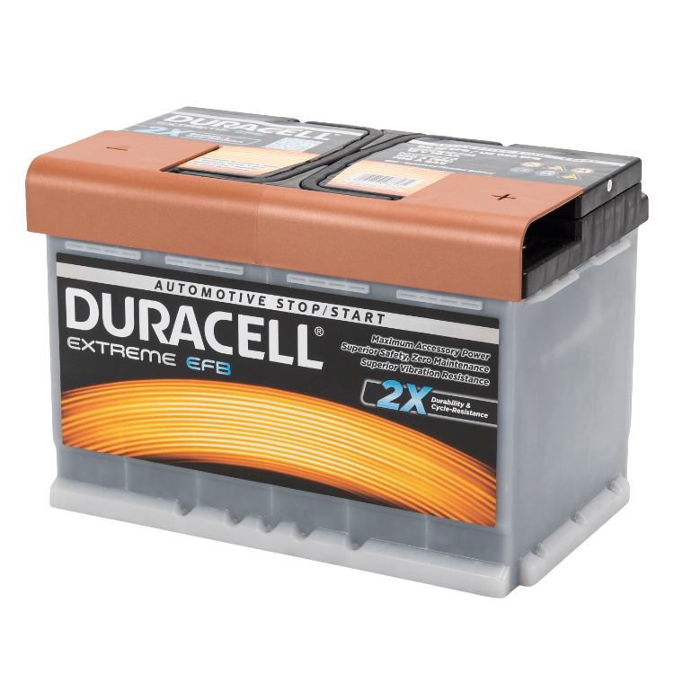 Auto accu Duracell Extreme BDE 70 EFB (12V 70Ah)