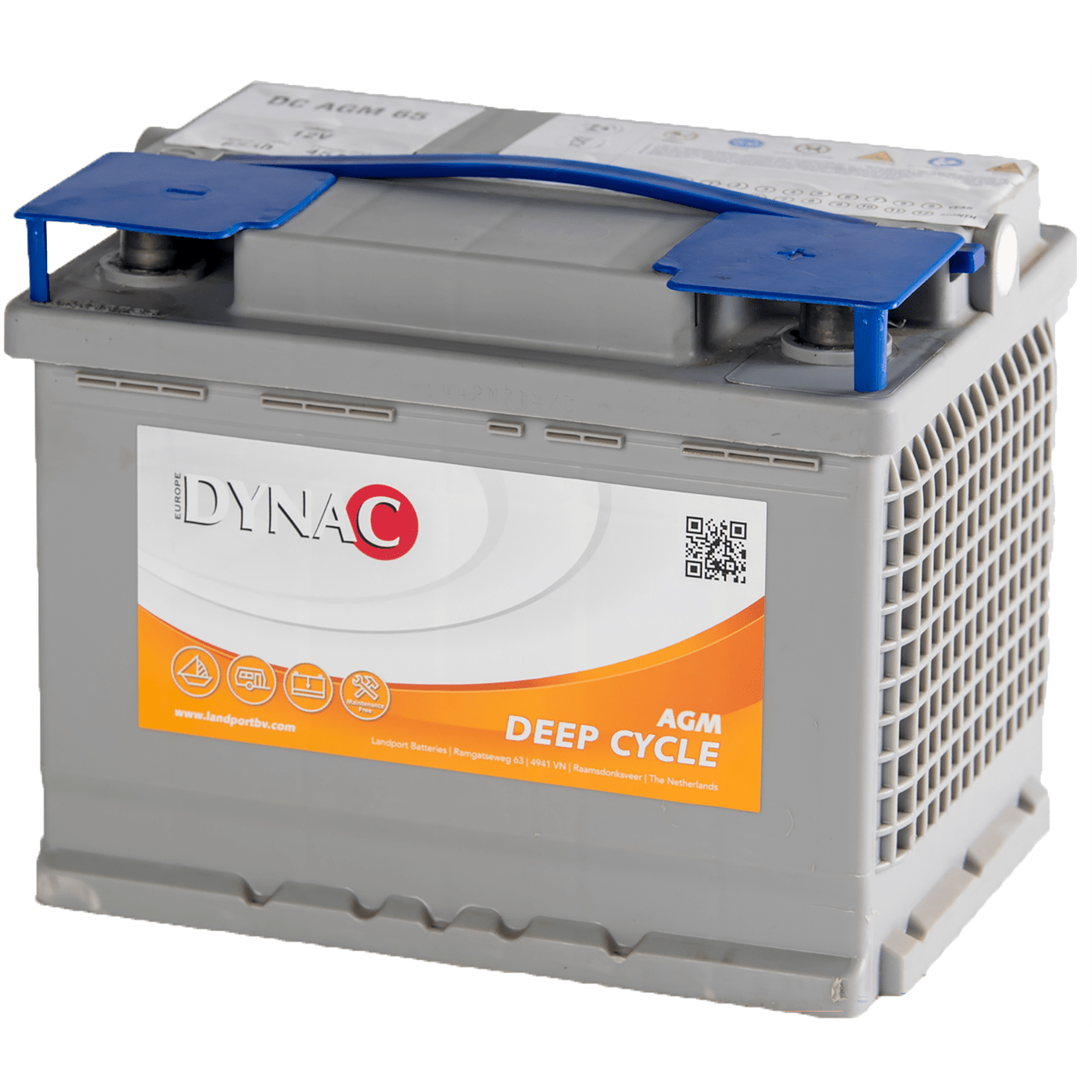 Dynac Deep Cycle AGM accu DC AGM 65 12V 65Ah