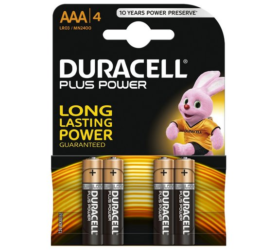 Duracell MN2400 Plus AAA (4 stuks)