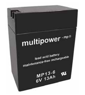 Multipower MP13-6 Loodaccu (6V 13000mAh)