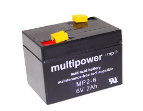 Multipower  MP2-6 Loodaccu (6V 2000mAh)