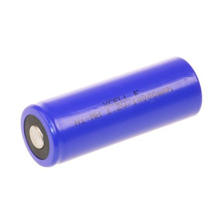 NiMH F batterij (3/2D) 1,2V 14000mAh